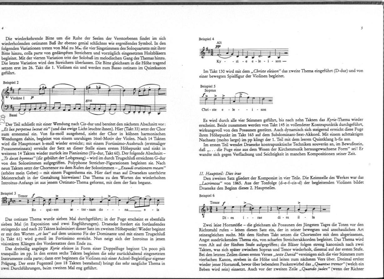 Felix Draeseke: Requiem h-moll, op. 22, Udo-R. Follert, Collegium Instrumentale K&ouml;ln, Altenberg 1982 (Requiem in b-minor)