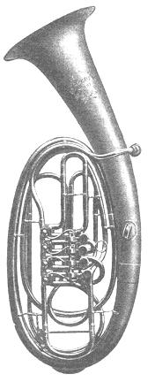 Wagner tuba in F made by Max Enders, Mainz (author&rsquo;s collection)